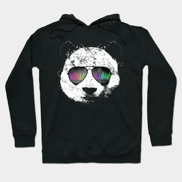 Old School Panda Hoodie by clingcling